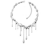 Lucy Quartermaine Silver 925 Large Drop Necklace