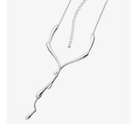 Lucy Quartermaine Silver Dripping Necklace DN7