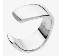 Lucy Quartermaine Silver Drop Flat Plain Single Ear Cuff DCU4