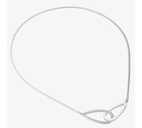 Lucy Quartermaine Silver Large Linked Petal Necklace PP3