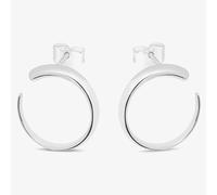 Lucy Quartermaine Silver Large Luna Stud Earrings LS2