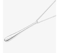 Lucy Quartermaine Silver Long Drop Pendant Necklace DP8