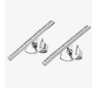 Lucy Quartermaine Silver Melody Key Stud Earrings MLS1