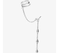 Lucy Quartermaine Silver Single Drop Earring With Cuff DCER1