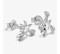 Lucy Quartermaine Silver Splash Stud Earrings SS1