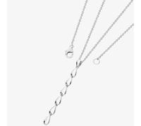 Lucy Quartermaine Silver Tear Drop Long Pendant Necklace TDP3
