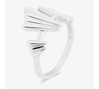 Lucy Quartermaine Silver Topaz Skinny Drip Snake Ring SHR1M N