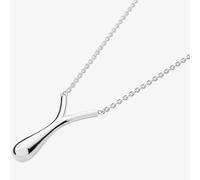 Lucy Quartermaine Silver V Drip Pendant Necklace DP4