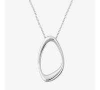 Lucy Quartermaine Volcan Sterling Silver Large Open Shape Pendant Necklace VP1