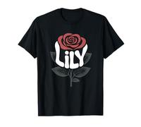 Lucy Retro Rose Floral Name Vintage Flower Love Lucy T-Shirt
