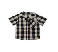 Lucy & Sam Black Check Short Sleeve Shirt | Size: 12-18 m Lucy & Sam Multicolor 12-18 m