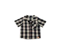 Lucy & Sam Black Check Short Sleeve Shirt | Size: 4-5 Years Lucy & Sam Multicolor 4-5 Years