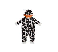 Lucy & Sam Black Cow Hooded Romper | Size: 3-6 m Lucy & Sam Multicolor 3-6 m