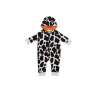 Lucy & Sam Black Cow Hooded Romper | Size: 6-9 m Lucy & Sam Multicolor 6-9 m