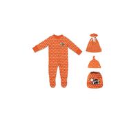 Lucy & Sam Orange Star AOP Baby Bundle | Size: 3-6 m Lucy & Sam Orange 3-6 m