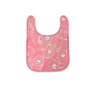 Lucy & Sam Pink Peacock Bib Lucy & Sam Pink