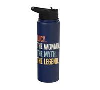 Lucy, Woman Myth Legend, Funny Best Name Lucy Stainless Steel Insulated Water Bottle