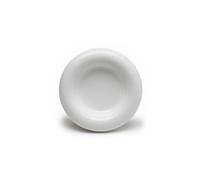 LucyBalu® Drop Porcelain Raised Cat Bowl - White High Gloss