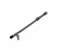 LucyBalu Premium Cat Collar with Name Capsule, Tear-Resistant Nylon Collar, Cat Collar with Safety Clasp, Capsule Pendant for Contact Data, Size Adjustable, Anthracite