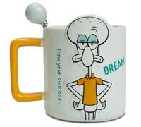 LUCYLANKER Funny Octopus Coffee Mug, 3D Animal Mug, Cute Octopus Ceramic Mug, Birthday Gift for Men, Women, Friends and Animal Lovers, 400ML (Octopus 2)