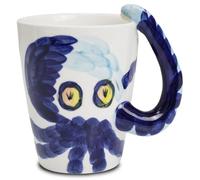 LUCYLANKER Funny Octopus Coffee Mug, 3D Animal Mug, Cute Octopus Ceramic Mug, Birthday Gift for Men, Women, Friends and Animal Lovers, 400ML (Octopus 1)