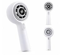 LUCYLANKER High Speed Handheld Fan, Portable Rechargeable Fan with 1-100 Speed Control, 13000 RPM, 240° Tilt Head, Emergency Phone Charging, USB-C Personal Fan for Travel, Hot Flashes & Office
