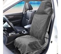 LUCYLEXIXI Waterproof Sweat Towel Car Seat Cover Sweat Carseat Protector,Perfect for Universal Anti-Slip Car Truck SUV Seat, Great for Post Gym Workout, Running, Swimming, Beach and Hiking (Gray)