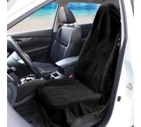 LUCYLEXIXI Waterproof Sweat Towel Car Seat Cover Sweat Carseat Protector,Perfect for Universal Anti-Slip Car Truck SUV Seat, Great for Post Gym Workout, Running, Swimming, Beach and Hiking (Black)