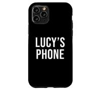Lucy's Phone Black White Name Lucy Case for iPhone 11 Pro