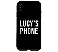 Lucy's Phone Black White Name Lucy Case for iPhone XS Max