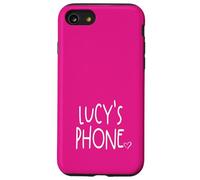 Lucy's Phone Lucy Personalized Name White Pink Case for iPhone SE (2020) / 7 / 8