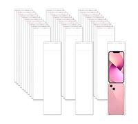 LucyStudio 3'' x 11'' Long Cellophane Bags 300pcs Self Sealing Cello Bags Crystal Sealed Clear Bags 50µm for Jewelry Bakery Cookies Candy Christmas Gifts Necklace Utensils (5 Sizes for Choosing)