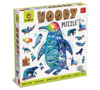 Ludattica Woody Polar Animals Puzzle 48 Pieces