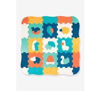 LUDI floor mattress tiles with edges and corners multicoloured