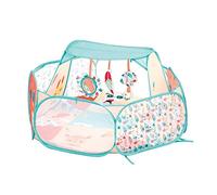 LUDI - Modular Play Mat - 3-in-1 Playmat - Activity Arch, Awakening Panel and Play Area - Develop Motor Skills - from 0 Months