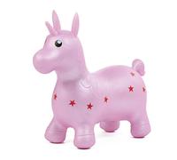 LUDI My Jumping Unicorn Inflatable Ride On Toy - Indoor and Outdoor Play Hopper - Great Stability - Balance Training and Motor Development | From 10 Months Old