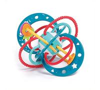LUDI Planet Rattle - Educational Toy for Babies - From 3 Months - Bright Colours - Different Textures - Original Shape - Promotes Fine Motor Skills and Dexterity