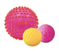 Ludi - Sensory Ball Set - Pink - Lu30022 Toy NEW