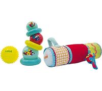 LUDI Sensory Stimulation Set Special Toy Set for Sensory Development | Pyramid + Massage Ball + Inflatable Roller | From 6 Months