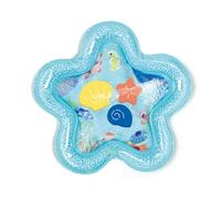 LUDI Water Play Mat Star - Sensory Activity Mat with Floating Elements - Promotes Motor Skills and Hand-Eye Coordination - From 10 Months - 42 x 42 cm