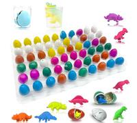 Ludihive Hatching Dinosaur Eggs Toys for Kids, 60 Pcs Grow in Water Dino Eggs, Dinosaur Dragon Eggs Hatching Growing Toy, Dinosaur Egg Toys for Age 3-12 Year Old