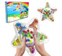 Ludihive Toys for Autistic Children, Color Sorting Toys Sensory Toys, Colour Sorting Toys for Toddlers 3 6 Year Old, Sensory Toys for Autism, Matching Game Gifts for Boys Girls (Five Corner Cone)
