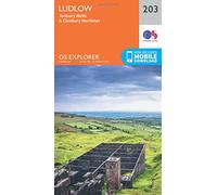Explorer 203 Ludlow, Tenbury Wells & Cleobury Mortimer Map With Digital Version - Clear, Clear One Size