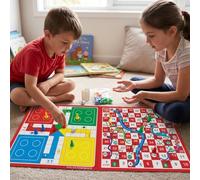 Ludo Board Game, Classic Strategy Game for Family and Friends