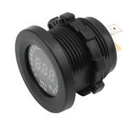 Ludom 12V Digital Waterproof Voltmeter - Round Control Panel DC Meter for Car Boat Motorcycle ATV
