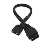 Ludom 2Pcs Motherboard ARGB Adapter 15cm Cable Compatible with NZXT AER RGB & F120 RGB CORE Fan