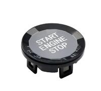 Ludom Crystal Diamond Series Reflective Engine Push Start Stop Button W/Black Surrounding Trim Compatible with Gxx 2 3 4 8 Series X5 X6 X7 Z4, Etc