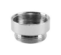 Ludom Receptacle Adaptor Transition Piece for Tap Spouts 22mm Male To 24mm Female Thread Chrome-Plated Brass