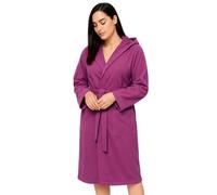 Ludor Men's Microfibre Bathrobe, Compact Space-Saving Bathrobe for Travel, Gym, Swimming Pool, Ultralight Unisex, Fuchsia, L