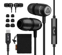 Ludos CLAMOR 2 PRO USB C Headphones, 5 Years Warranty, Magnetic USB-C Earbuds for iPhone 15 Pro Max Plus Samsung Galaxy S23 Ultra S22 S21 FE S20 Z Flip 3 Fold 4 A53 A54, USB Type C Earphones for iPad